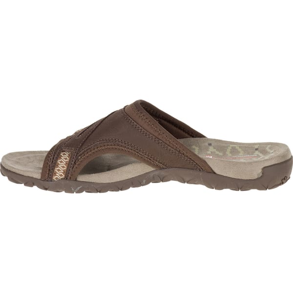 MERRELL Women's Terran Slide II Sandals, Dark Earth