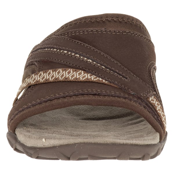 MERRELL Women's Terran Slide II Sandals, Dark Earth