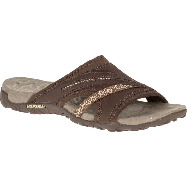 MERRELL Women's Terran Slide II Sandals, Dark Earth