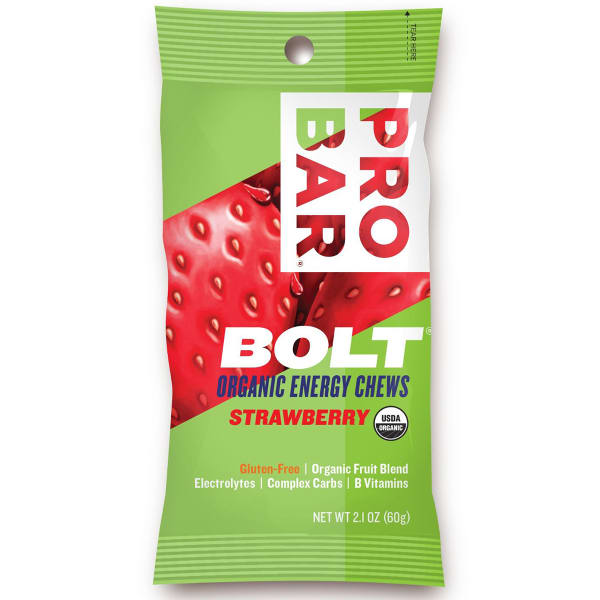 PRO BAR Bolt Energy Chew, Strawberry