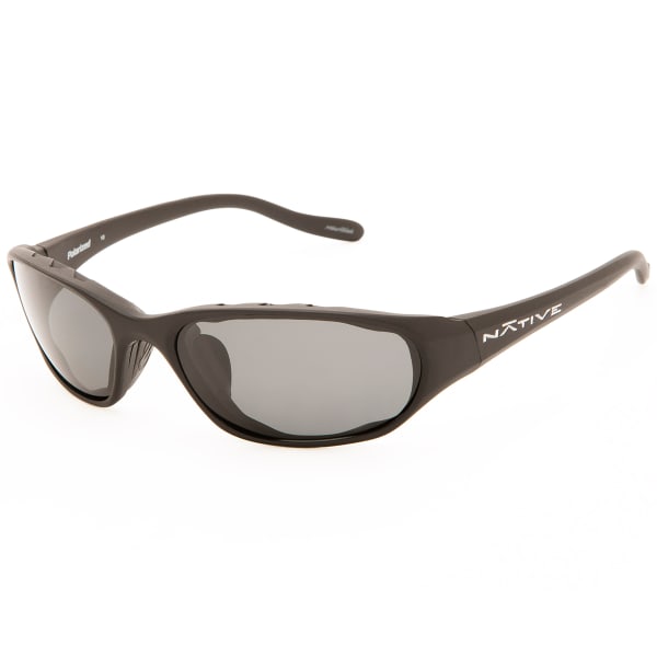 NATIVE EYEWEAR Throttle Sunglasses, Asphalt/Grey