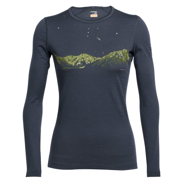 ICEBREAKER Women's Oasis Long Sleeve Crewe, Field