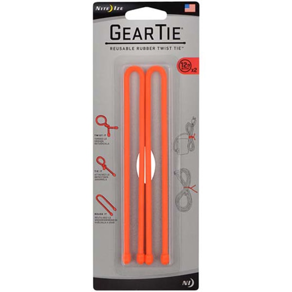 NITE IZE 12 in. Gear Tie, 2-Pack