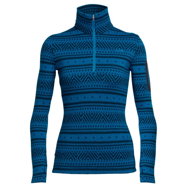 ICEBREAKER Women's Vertex Long-Sleeve Half Zip, Icon Fairisle