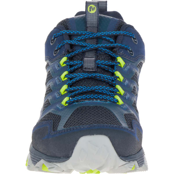 MERRELL Men's Moab FST Waterproof Wide Sneaker, Navy