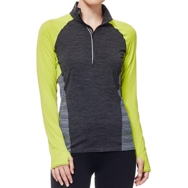 ICEBREAKER Women's Comet Long-Sleeve Half Zip, Impulse