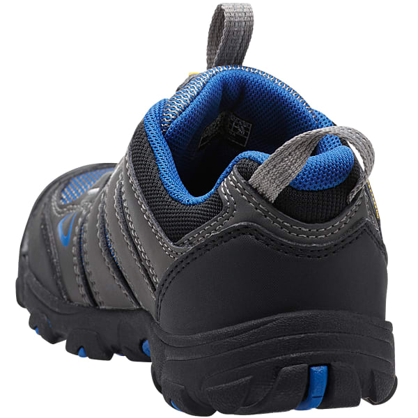 KEEN Kids' Oakridge Low Waterproof Shoes, Magnet/True Blue