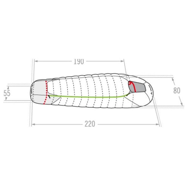 VAUDE Arctic 800 Primaloft Sleeping Bag