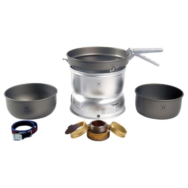 TRANGIA 25-7 Ultralight Hard Anodized Alcohol Stove Kit with Spirit Burner