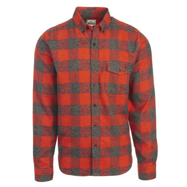 WOOLRICH Men's Twisted Rich Flannel Long-Sleeve Shirt