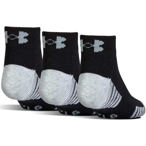 UNDER ARMOUR Men's Heatgear  Low-Cut Socks, 3 Pack