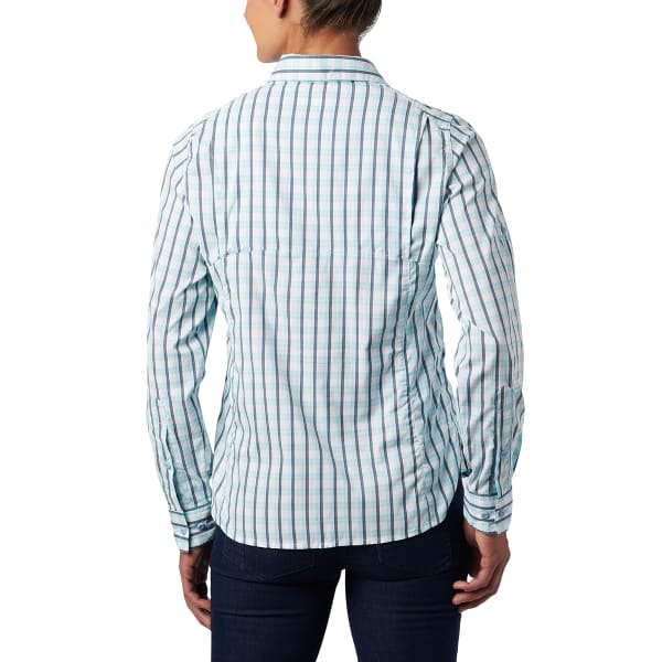 COLUMBIA Women's Silver Ridge Lite Plaid Long-Sleeve Shirt