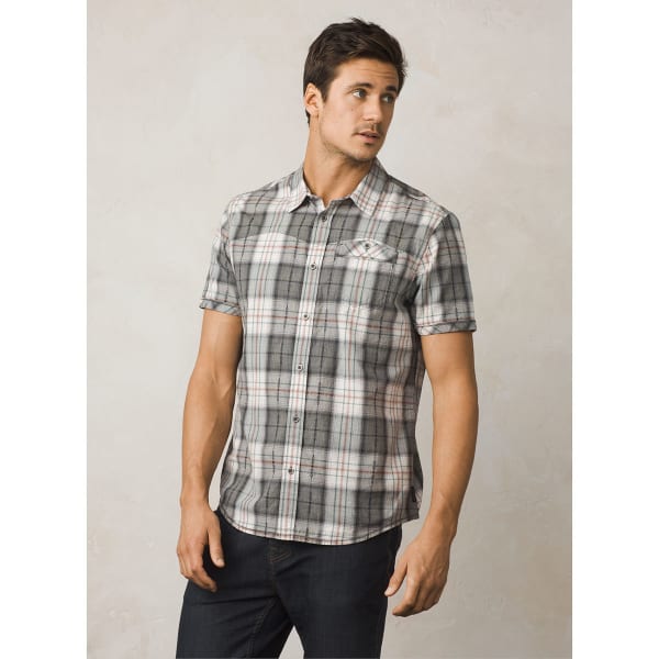 PRANA Men's Patras Slim Fit Short-Sleeve Shirt