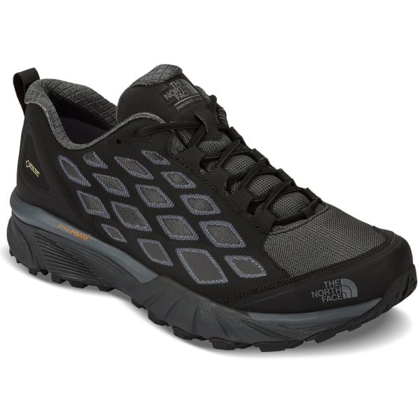 THE NORTH FACE Men's Endurus Low GTX Hiking Shoes, Black/Dark Shadow Grey