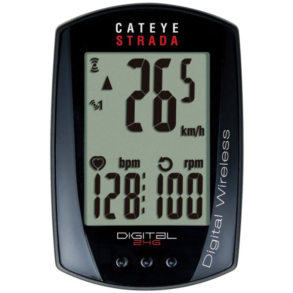 CATEYE Strada Digital Wireless Speed and Heart Rate Bike Computer