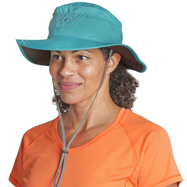 Outdoor Research Solar Roller Sun Hat - Women's White / Rice Embroidery XL