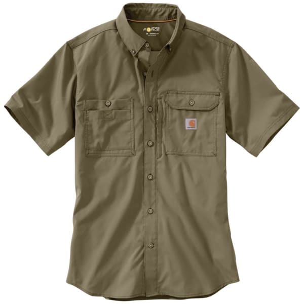 CARHARTT Men's Force Ridgefield Short-Sleeve Shirt