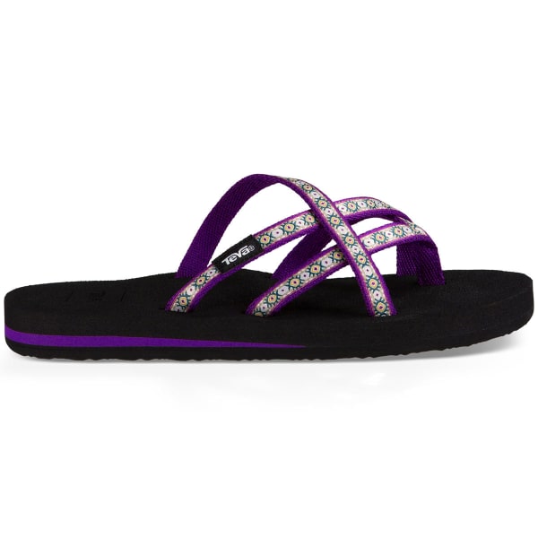 TEVA Women's Olowahu Sandals, Lola Dark Purple