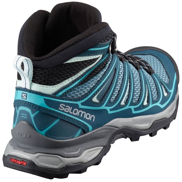 SALOMON Women's X Ultra Mid Aero Hiking Boots, North Atlantic/Reflecting Pond/Ceramic