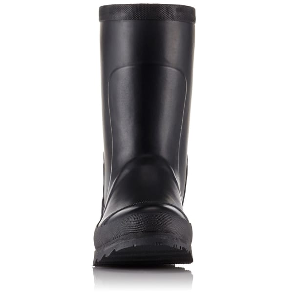 SOREL Women's Joan Rain Short Boots, Black/Sea Salt