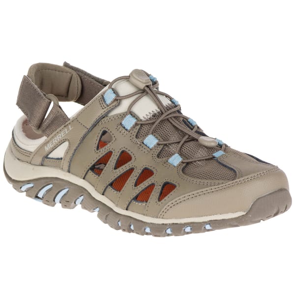 MERRELL Women's Valencia Hiking Sandals, Brindle/Powder Blue