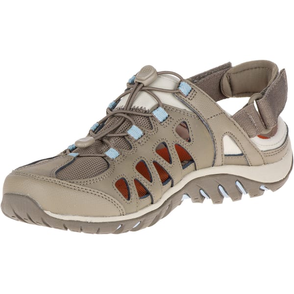 MERRELL Women's Valencia Hiking Sandals, Brindle/Powder Blue