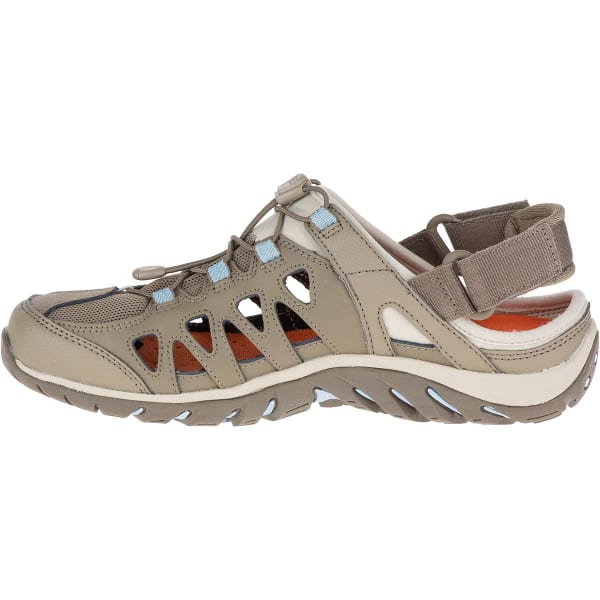 MERRELL Women's Valencia Hiking Sandals, Brindle/Powder Blue