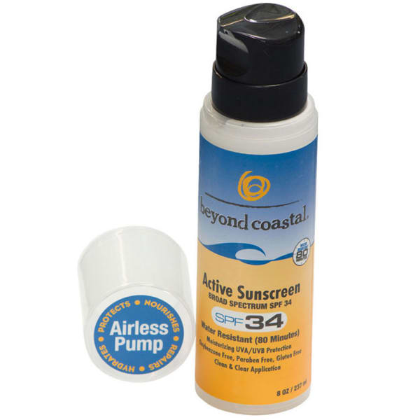 BEYOND COASTAL 8 oz. Active Sunscreen SPF 34