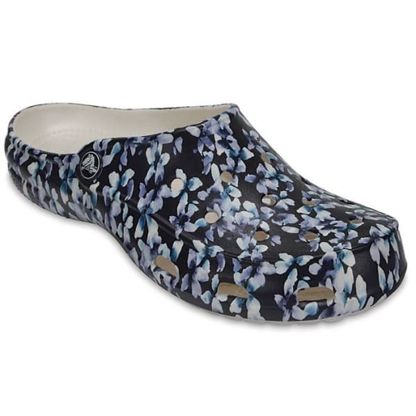 CROCS Women's Freesail Graphic Clogs, Blue Floral