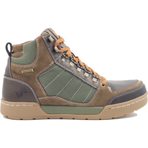 FORSAKE Men's Hiker Waterproof Boots, Brown/Green