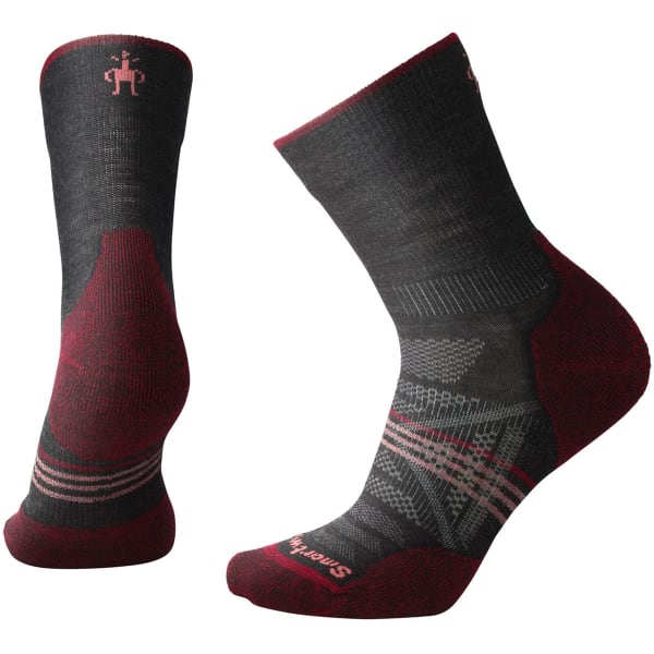 SMARTWOOL Women's PhD Outdoor Light Mid Crew Socks - Eastern Mountain ...