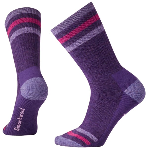 SMARTWOOL Women's Striped Hike Medium Crew Socks