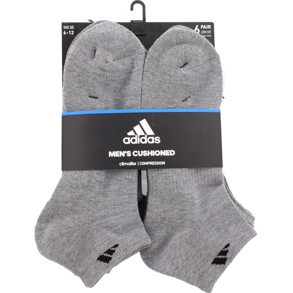 ADIDAS Men's Athletic Low-Cut Socks, 6 Pack