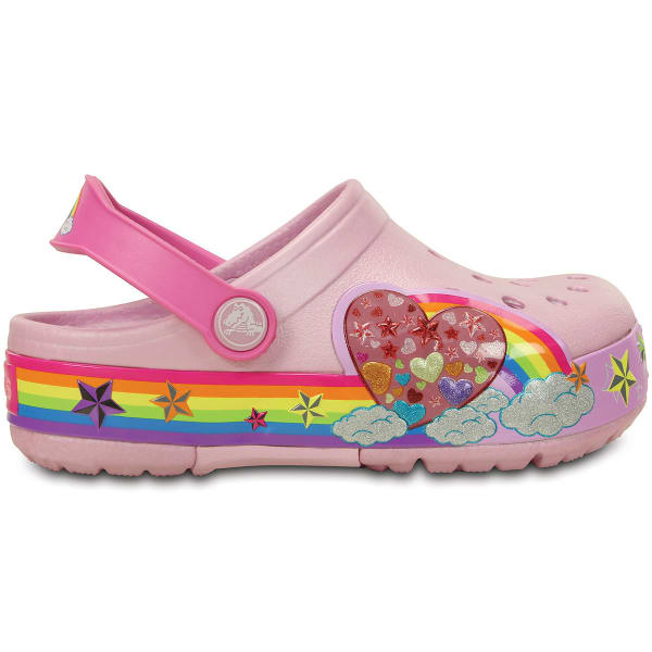 rainbow crocs