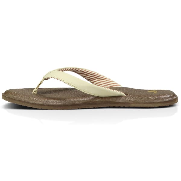 SANUK Women's Yoga Chakra Sandals, Light Natural