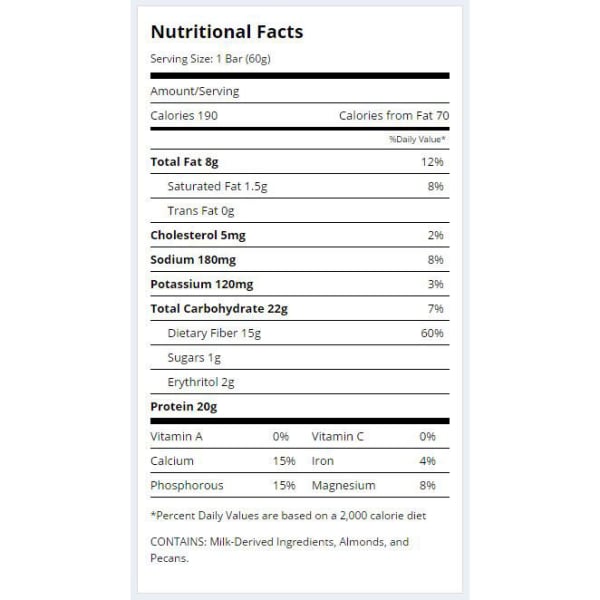 QUEST Oatmeal Chocolate Chip Protein Bar