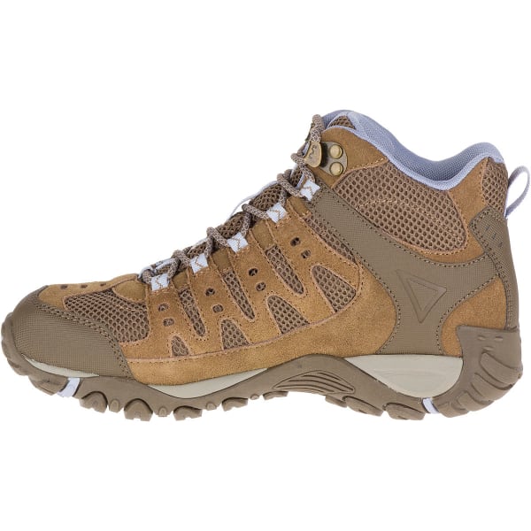 MERRELL Women's Accentor Mid Ventilator Waterproof Hiking Boots, Otter/Aleutian