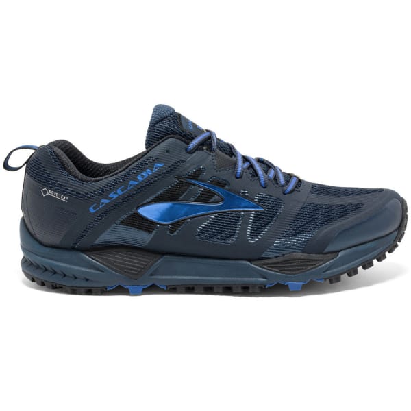 BROOKS Men's Cascadia 11 GTX Trail Running Shoes, Dress Blues/Electric Blue/Black