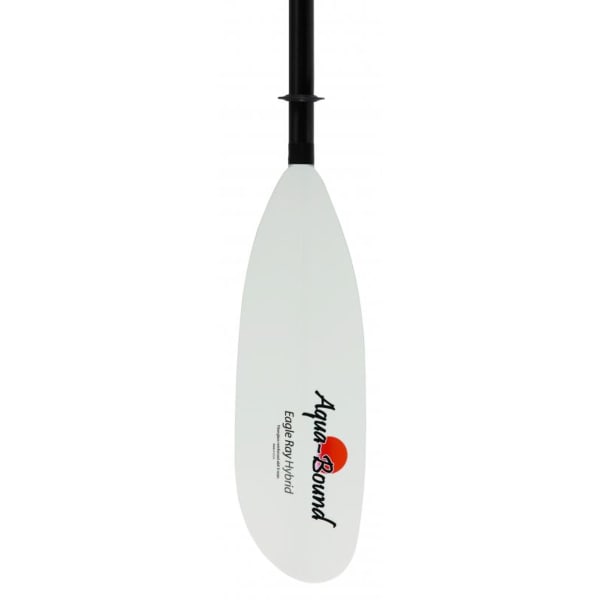 AQUA-BOUND Eagle Ray Hybrid Kayak Paddle, 2-Piece, Snap-Button