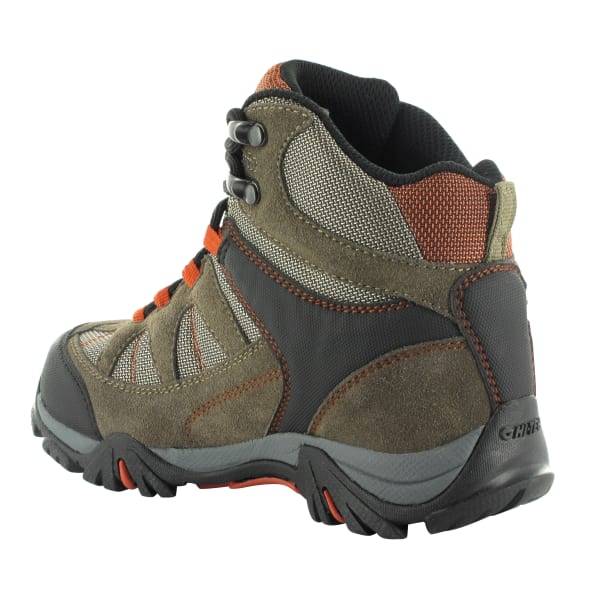 HI-TEC Boys' Altitude Lite I WP Boots, Smokey Brown/Taupe/Red Rock