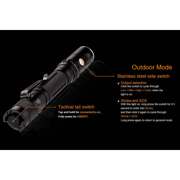 FENIX LD22 Flashlight, 300 Lumens