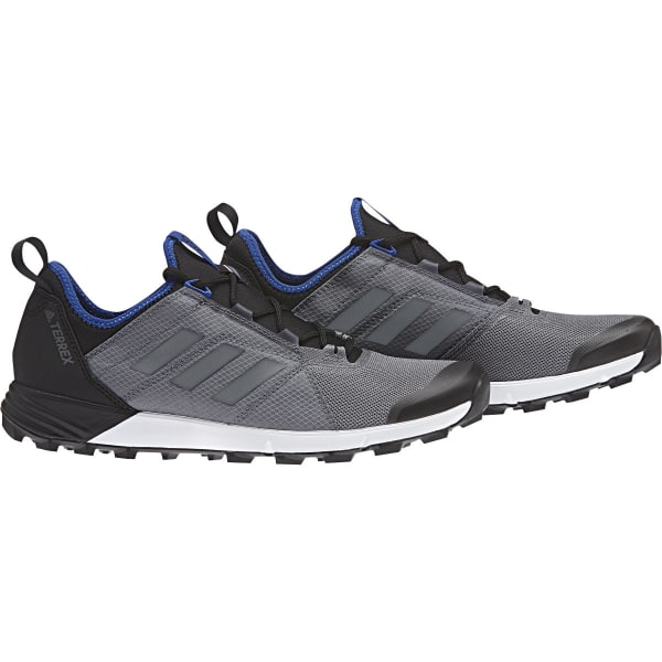 ADIDAS Men's Terrex Agravic Speed Trail Running Shoes, Vista Grey/Core Blue