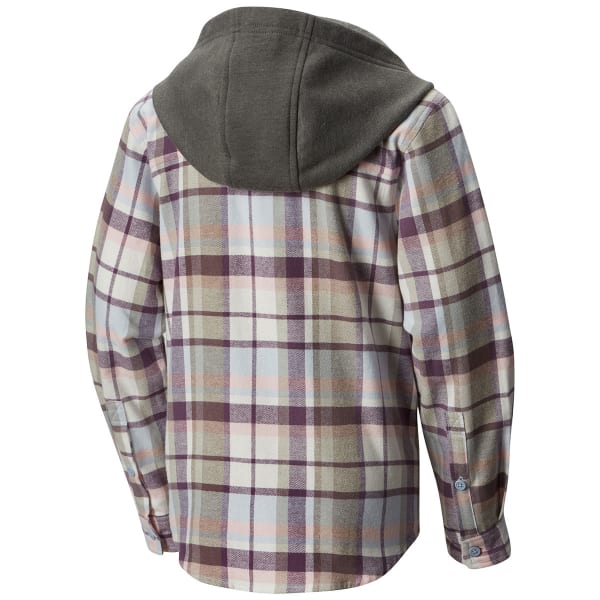 COLUMBIA Girls' Boulder Ridge Flannel Hoodie