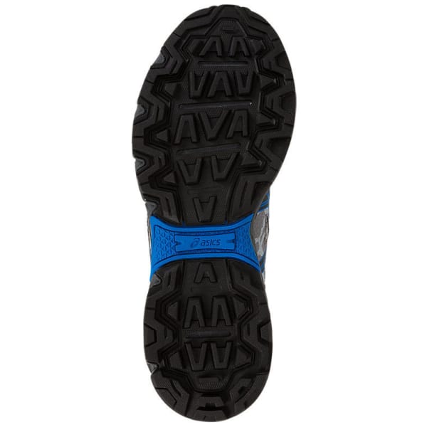 ASICS Men's GEL-Venture 6 Running Shoes, Aluminum/Black/Blue, Extra Wide