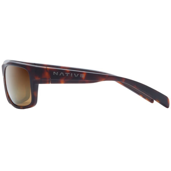 NATIVE EYEWEAR Ashdown Sunglasses, Matte Tortoise/Bronze Reflex