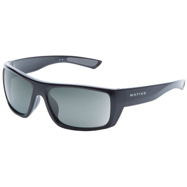 NATIVE EYEWEAR Distiller Sunglasses, Gloss Black/Gray