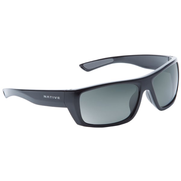 NATIVE EYEWEAR Distiller Sunglasses, Gloss Black/Gray