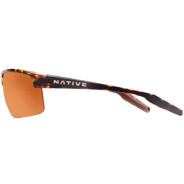 NATIVE EYEWEAR Hardtop Ultra XP Sunglasses, Desert Tortoise, Brown lens