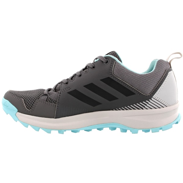 ADIDAS Women's Terrex Tracerocker Trail Running Shoes, Grey Five/Chalk White/Easy Coral