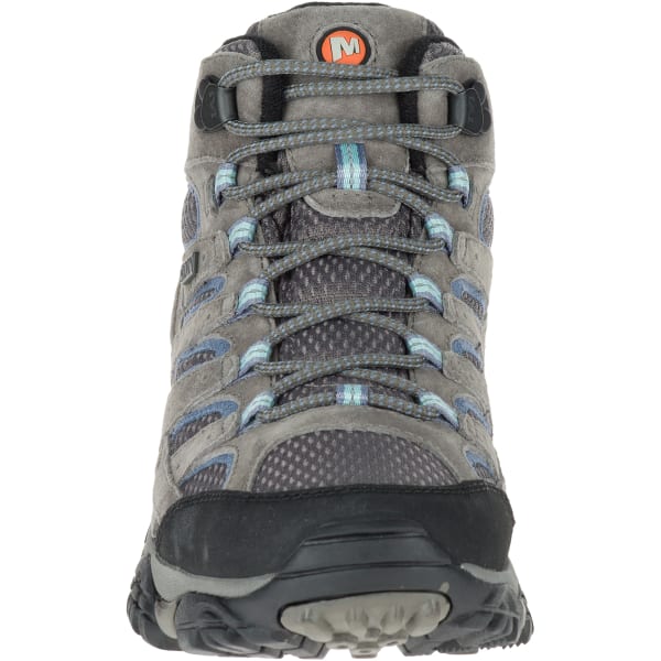 MERRELL Women's Moab 2 Mid Waterproof Hiking Boots, Granite , Wide ...